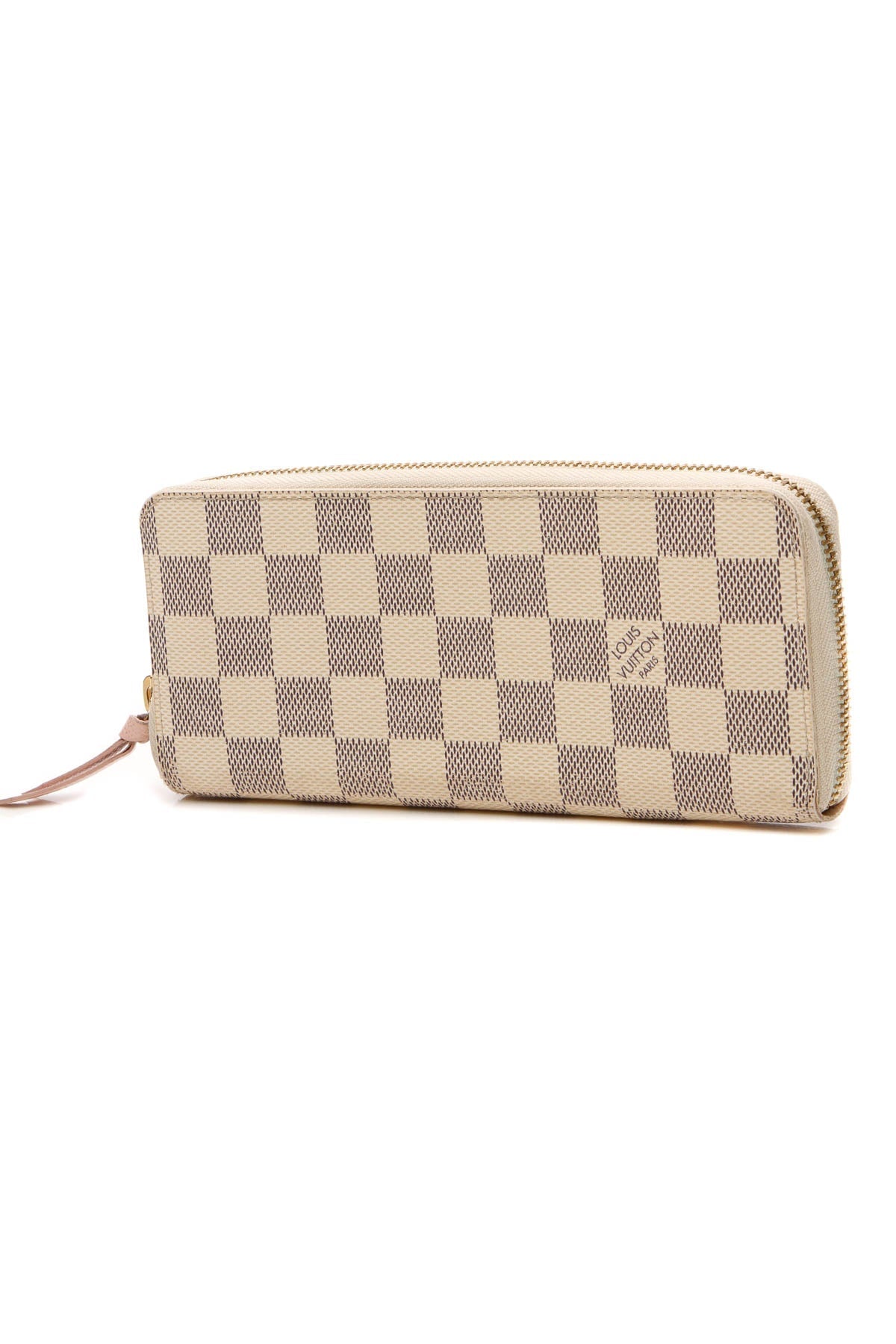 Clemence Wallet - Damier Azur/Rose Ballerine - image 1