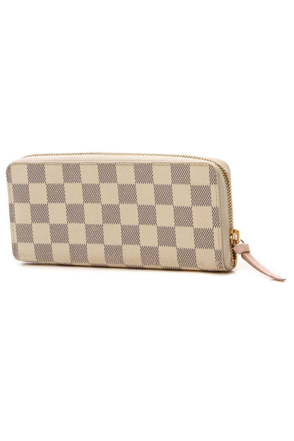 Clemence Wallet - Damier Azur/Rose Ballerine - image 3