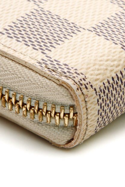Clemence Wallet - Damier Azur/Rose Ballerine - image 5