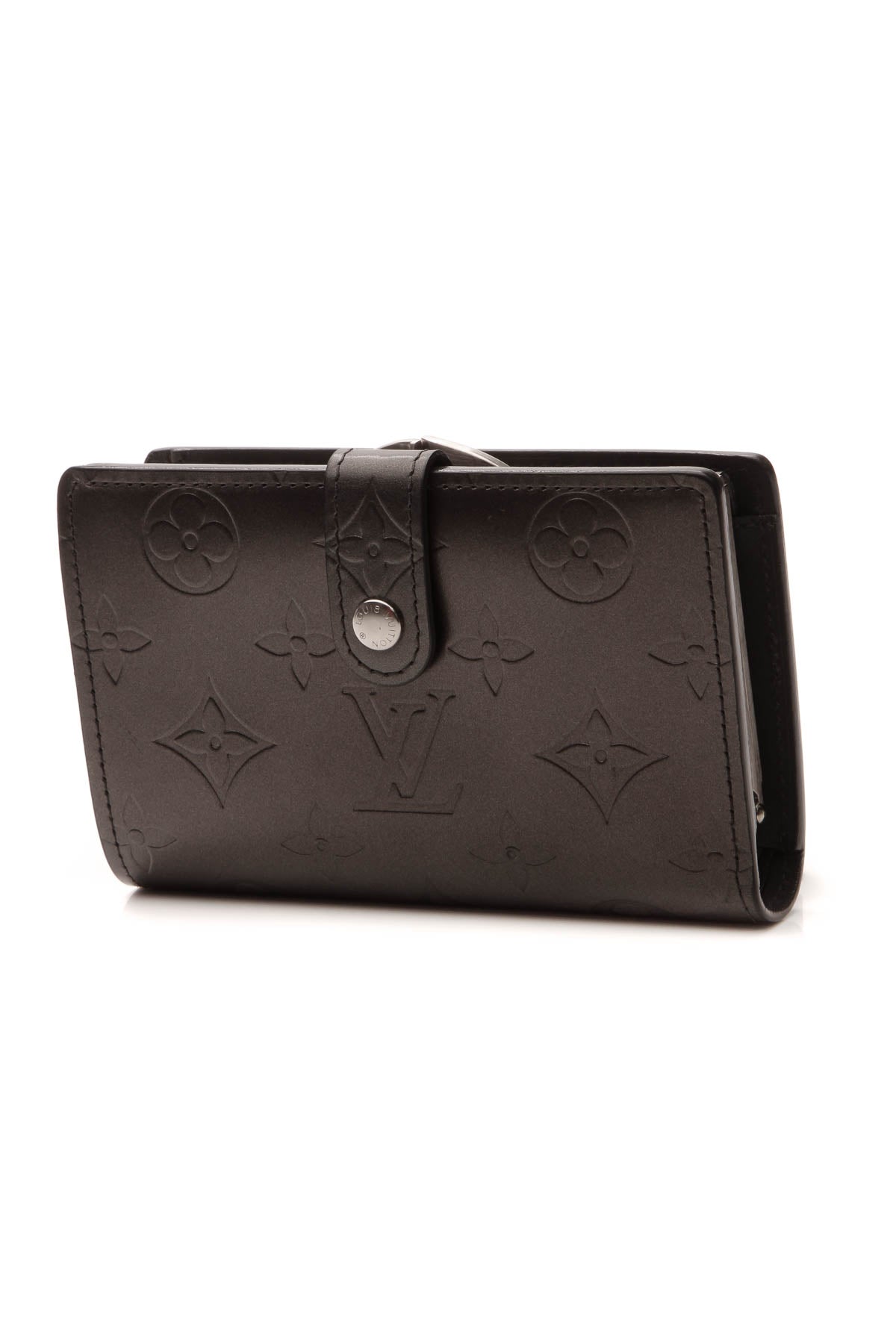 Monogram Mat French Wallet - Dark Gray - image 1