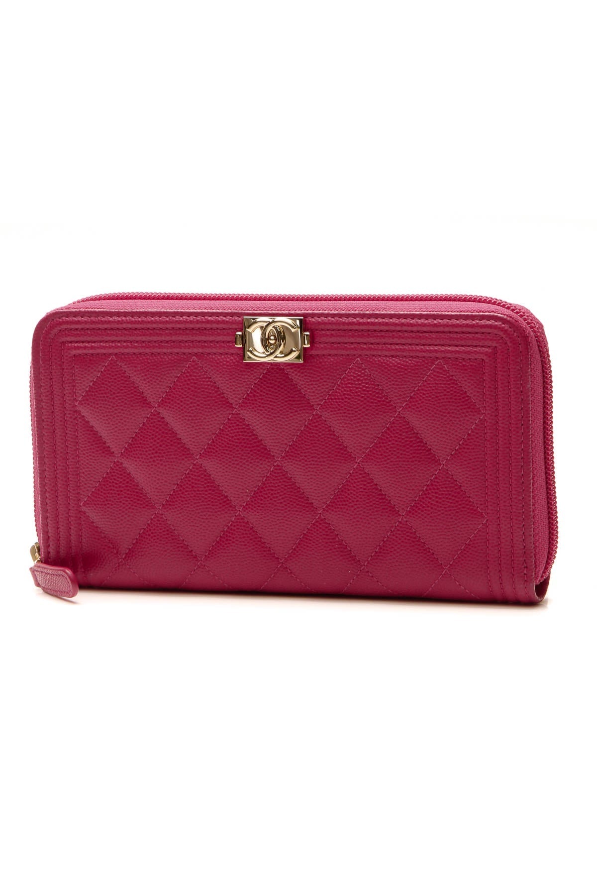Boy Zippy Wallet - Pink Caviar - image 1