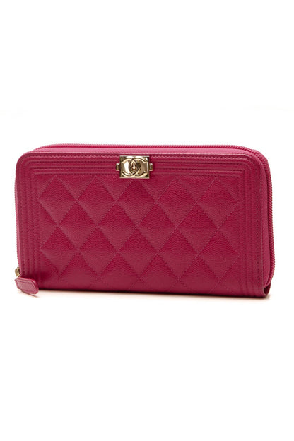 Boy Zippy Wallet - Pink Caviar - image 1