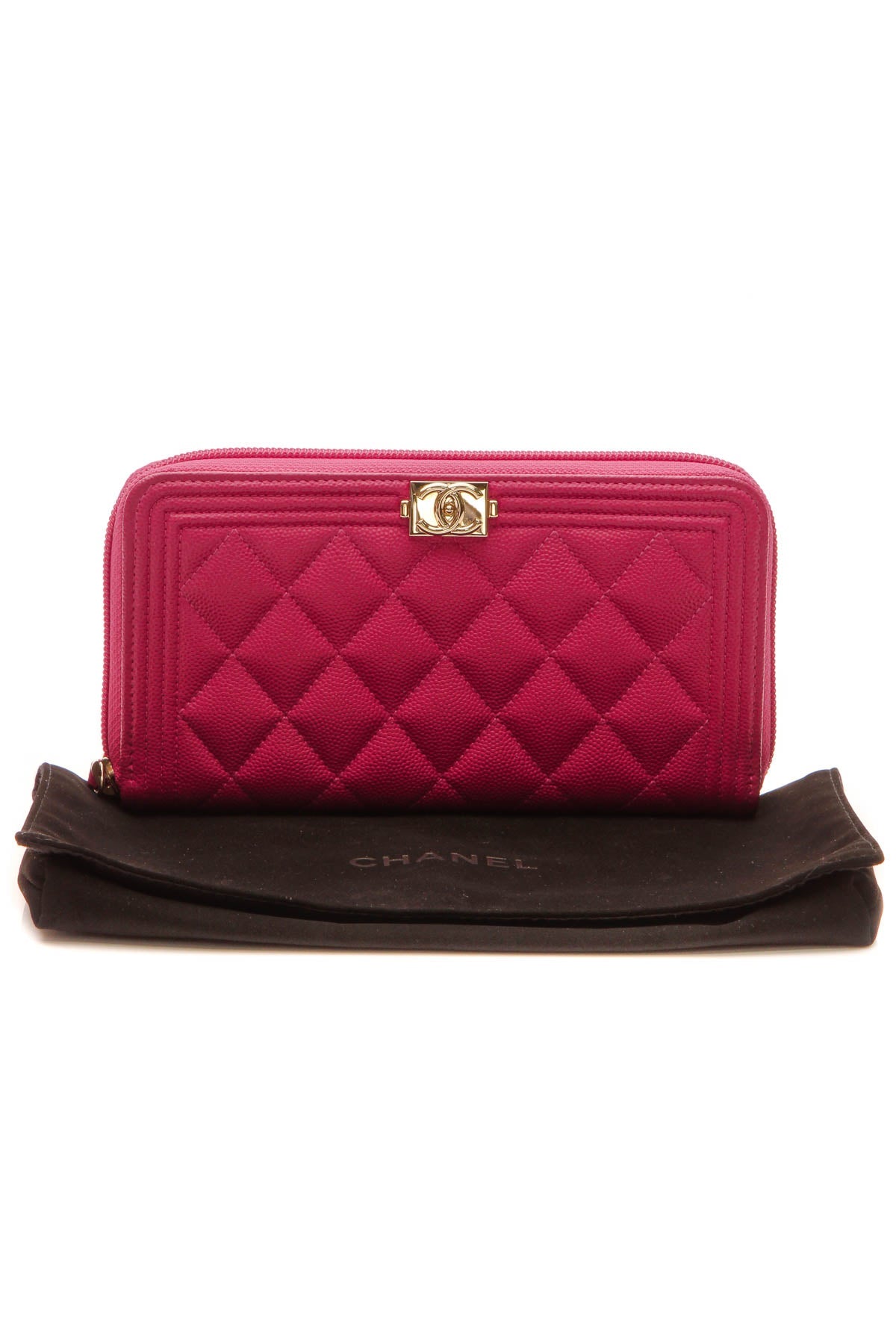 Boy Zippy Wallet - Pink Caviar - image 9