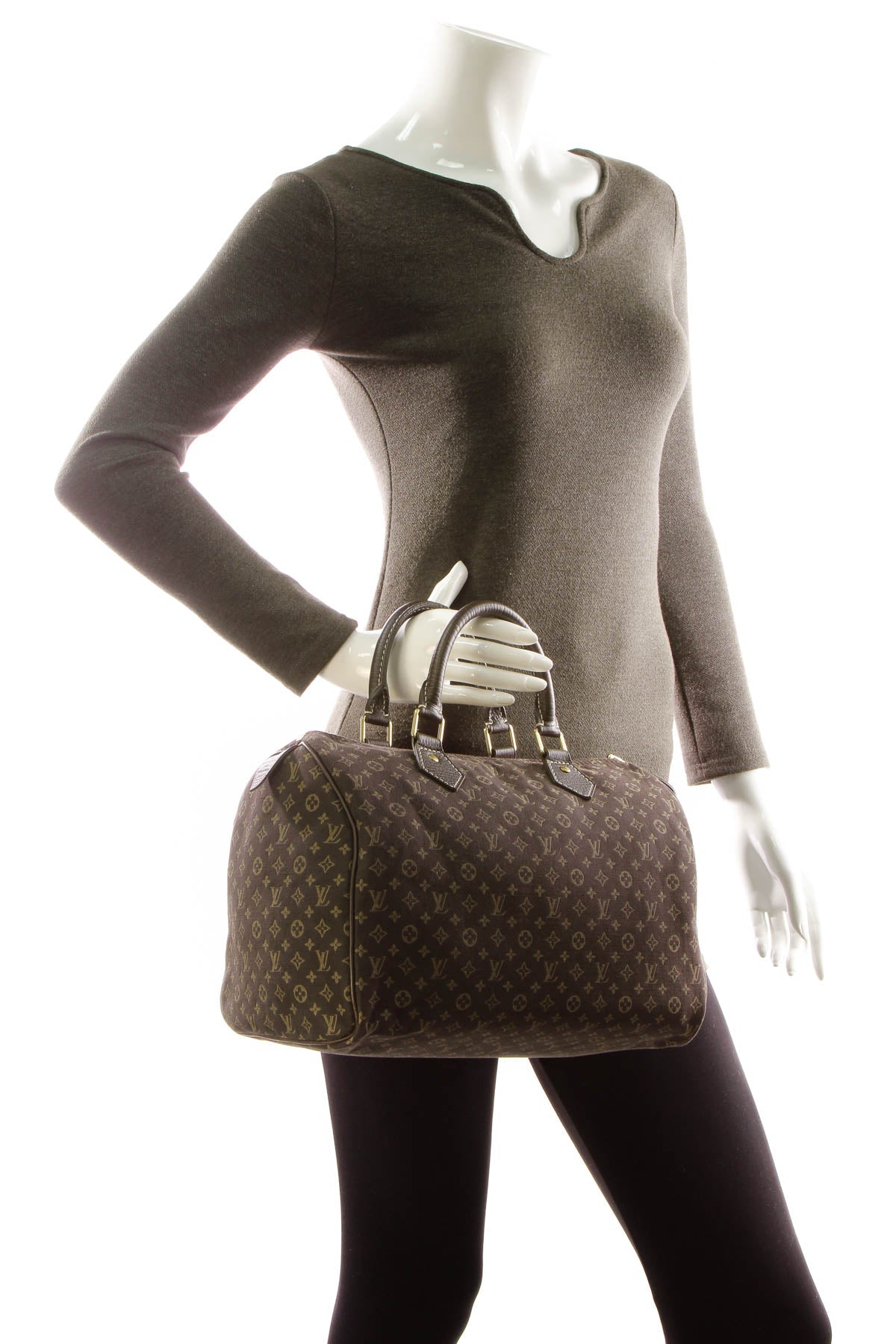Louis Vuitton Mini Lin Speedy 30 Bag - Ebene - photo 2