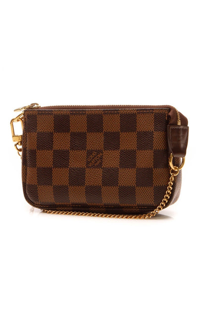 Louis Vuitton Mini Pochette Accessories Bag - Damier Ebene - photo 1