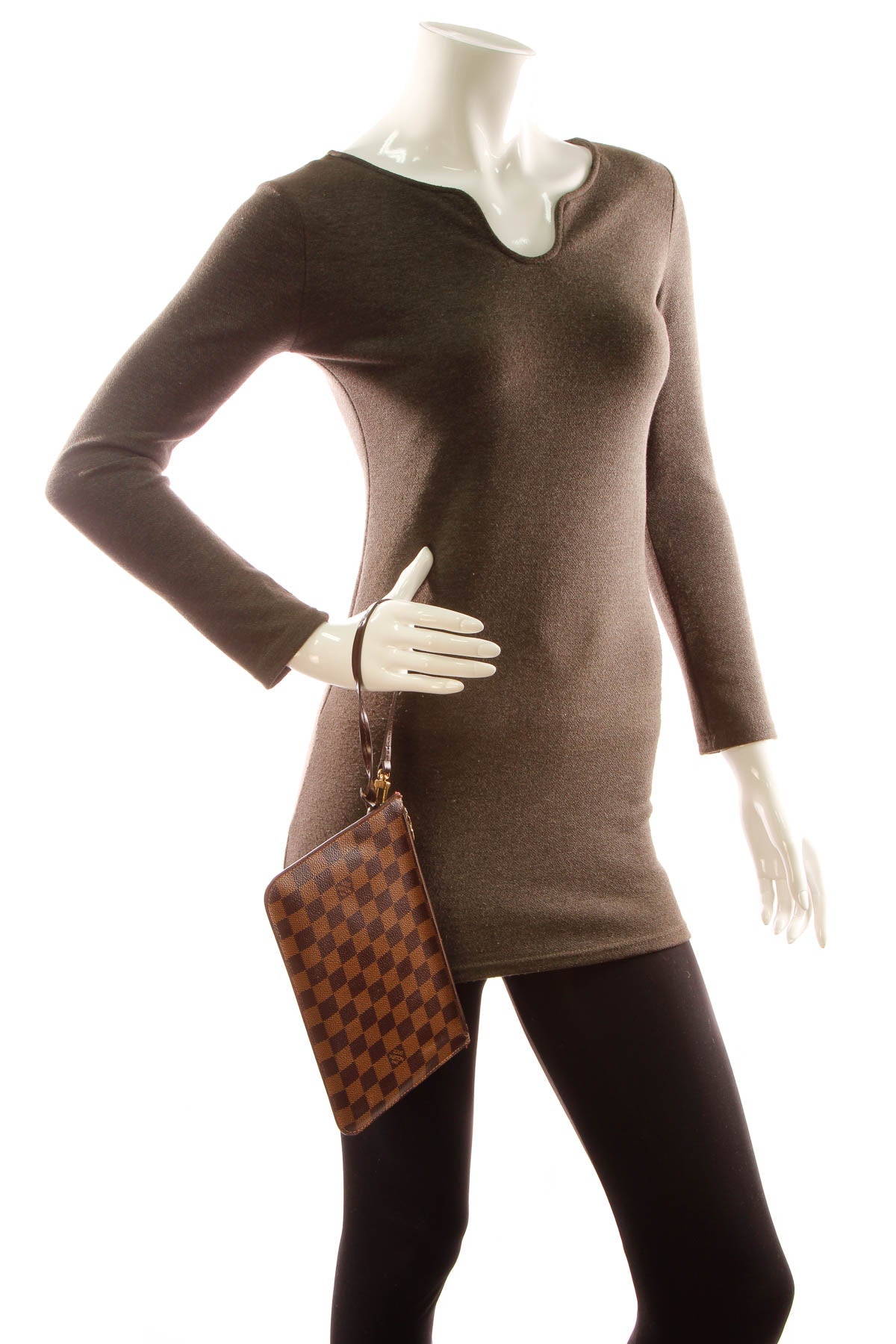 Neverfull Pouch Wristlet - Damier Ebene - image 2
