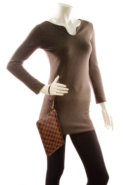 Neverfull Pouch Wristlet - Damier Ebene - image 2