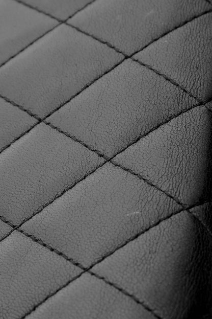 Quilted L Yen Wallet - Black - image 5