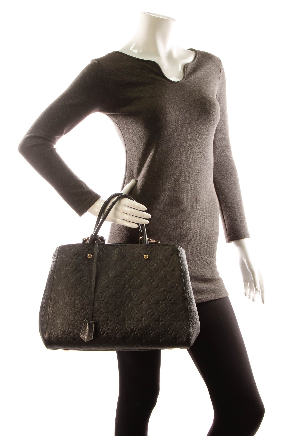 Louis Vuitton Empreinte Montaigne GM Bag - Black - photo 2
