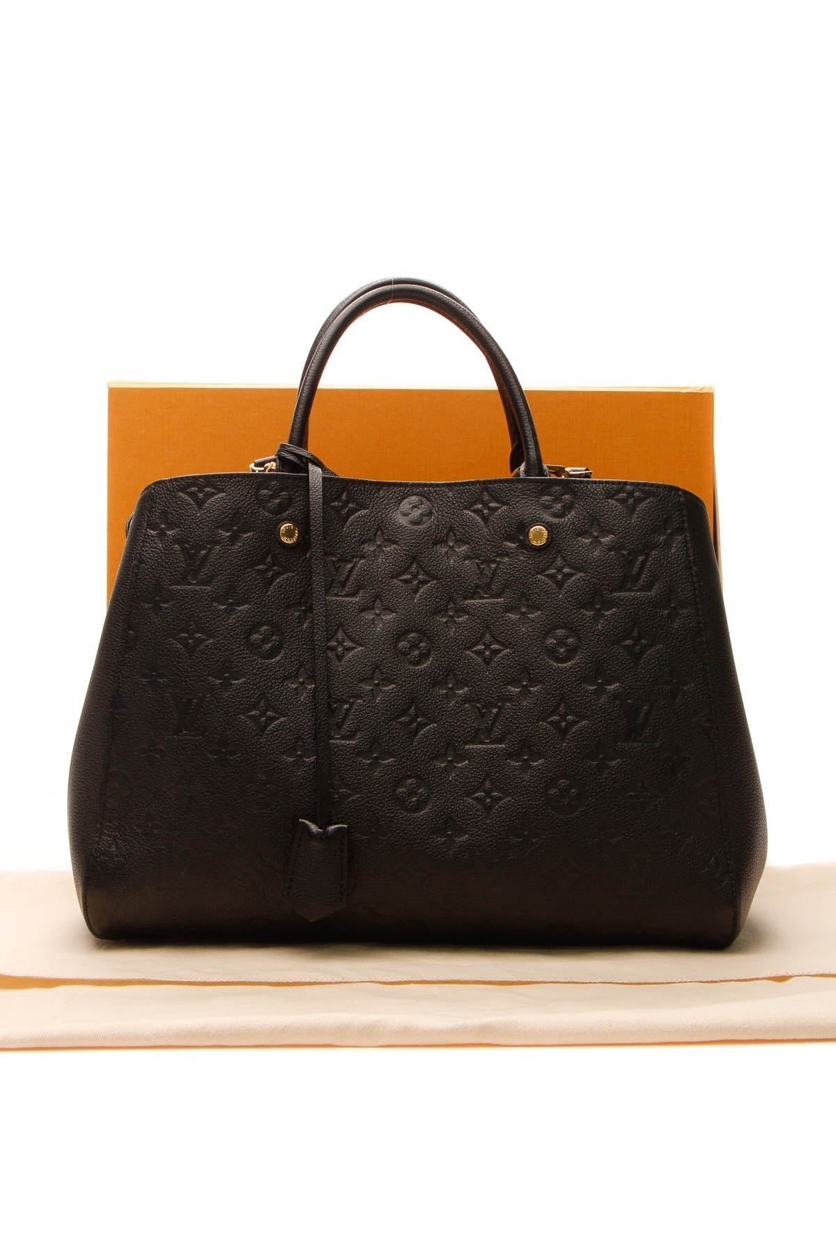 Louis Vuitton Empreinte Montaigne GM Bag - Black - photo 12