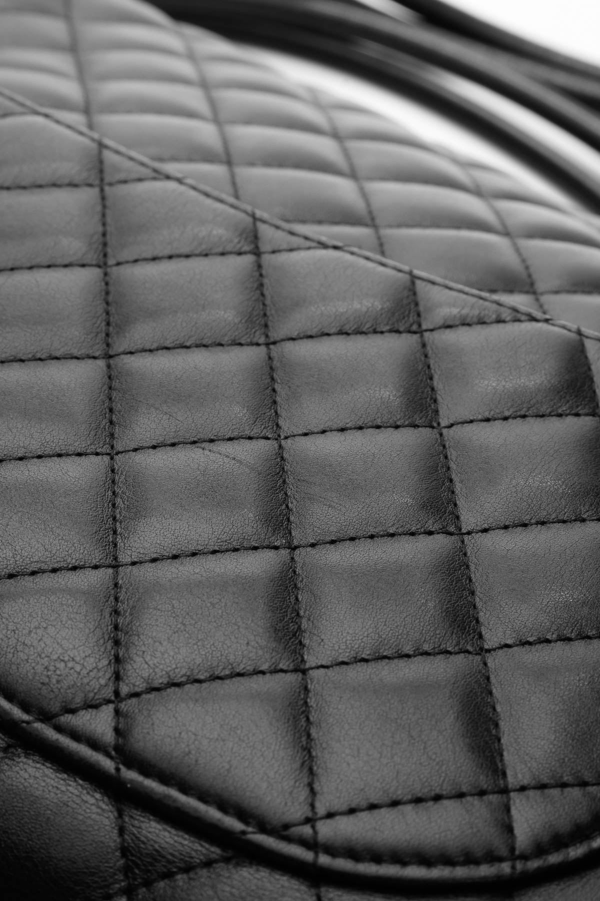 Chanel Cambon Ligne Flap Large Tote Bag - Black - photo 8