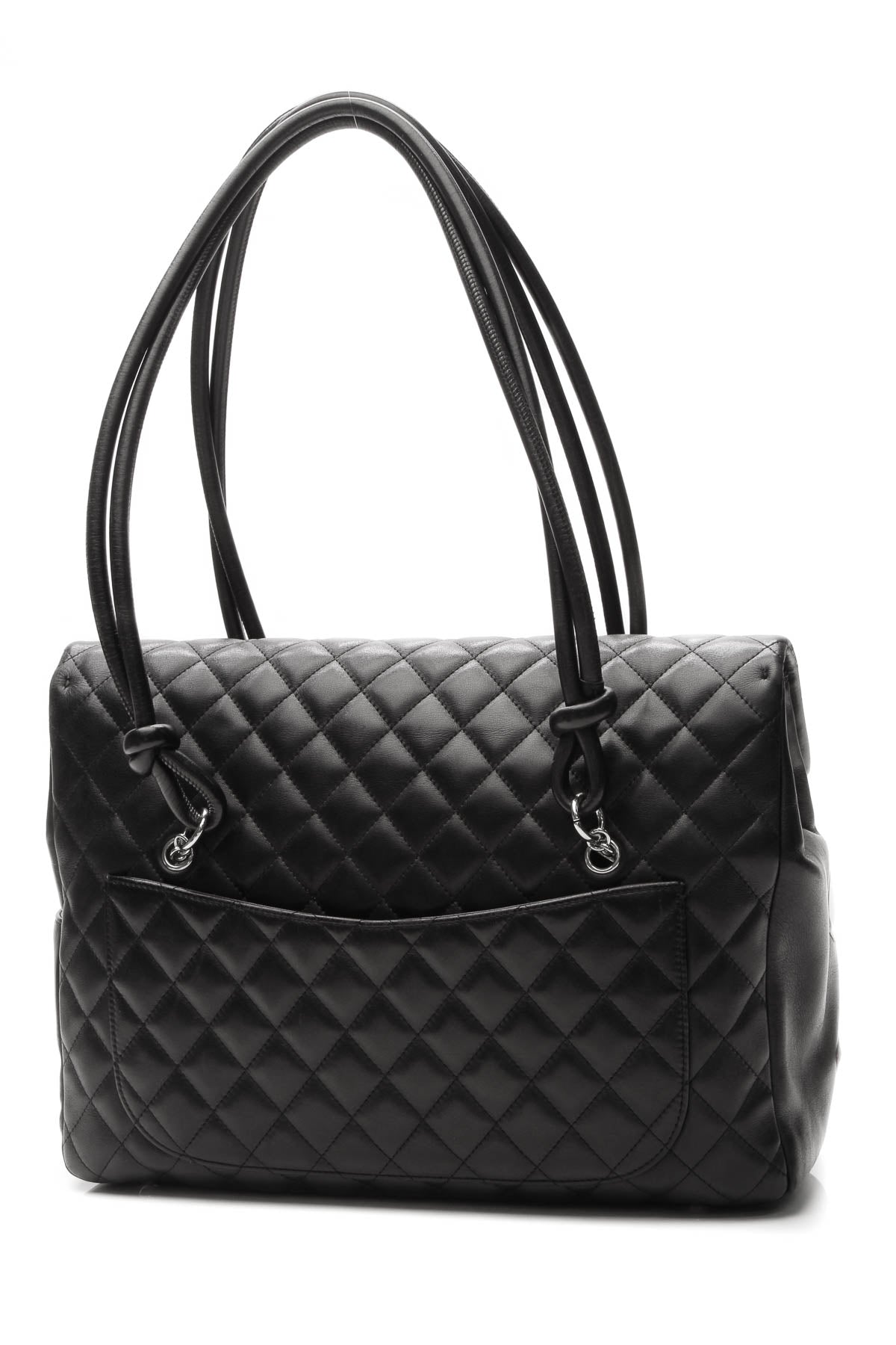 Chanel Cambon Ligne Flap Large Tote Bag - Black - photo 3