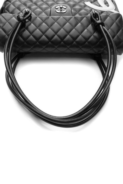 Cambon Ligne Flap Large Tote Bag - Black - image 6