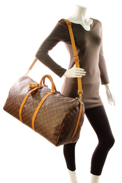 Vintage Keepall Bandouliere 60 Travel Bag - Monogram - image 2