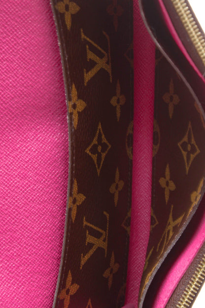 Emilie Wallet - Monogram/ Fuchsia - image 5