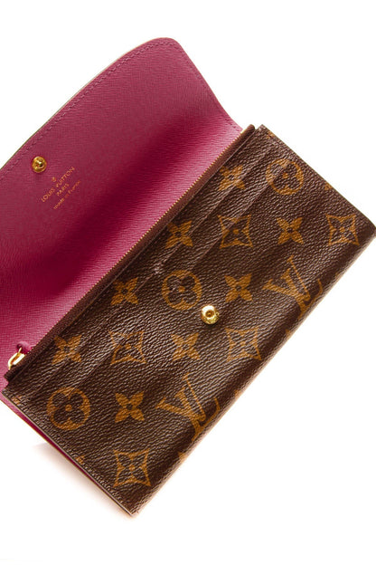 Emilie Wallet - Monogram/ Fuchsia - image 4
