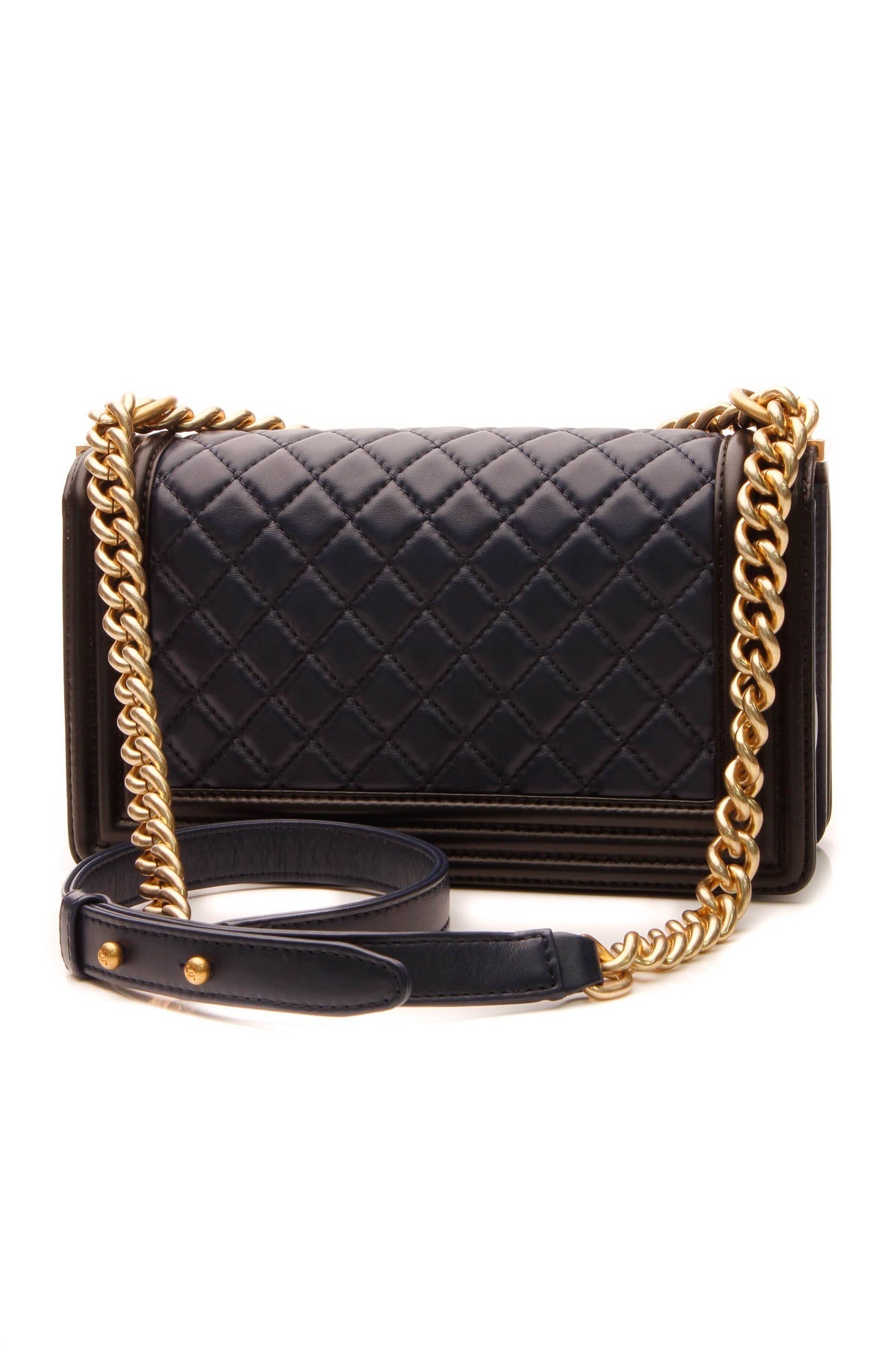 Medium Boy Bag - Navy/Black - image 3
