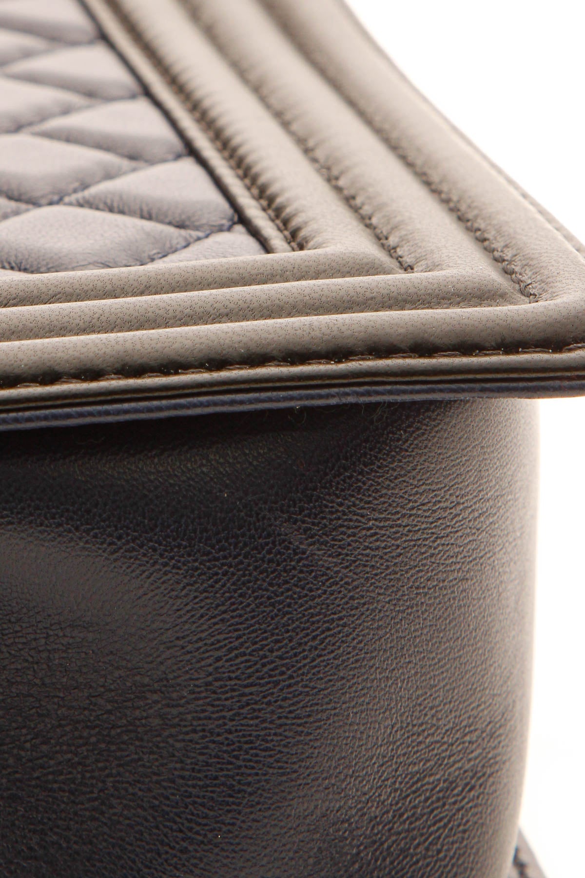 Medium Boy Bag - Navy/Black - image 5