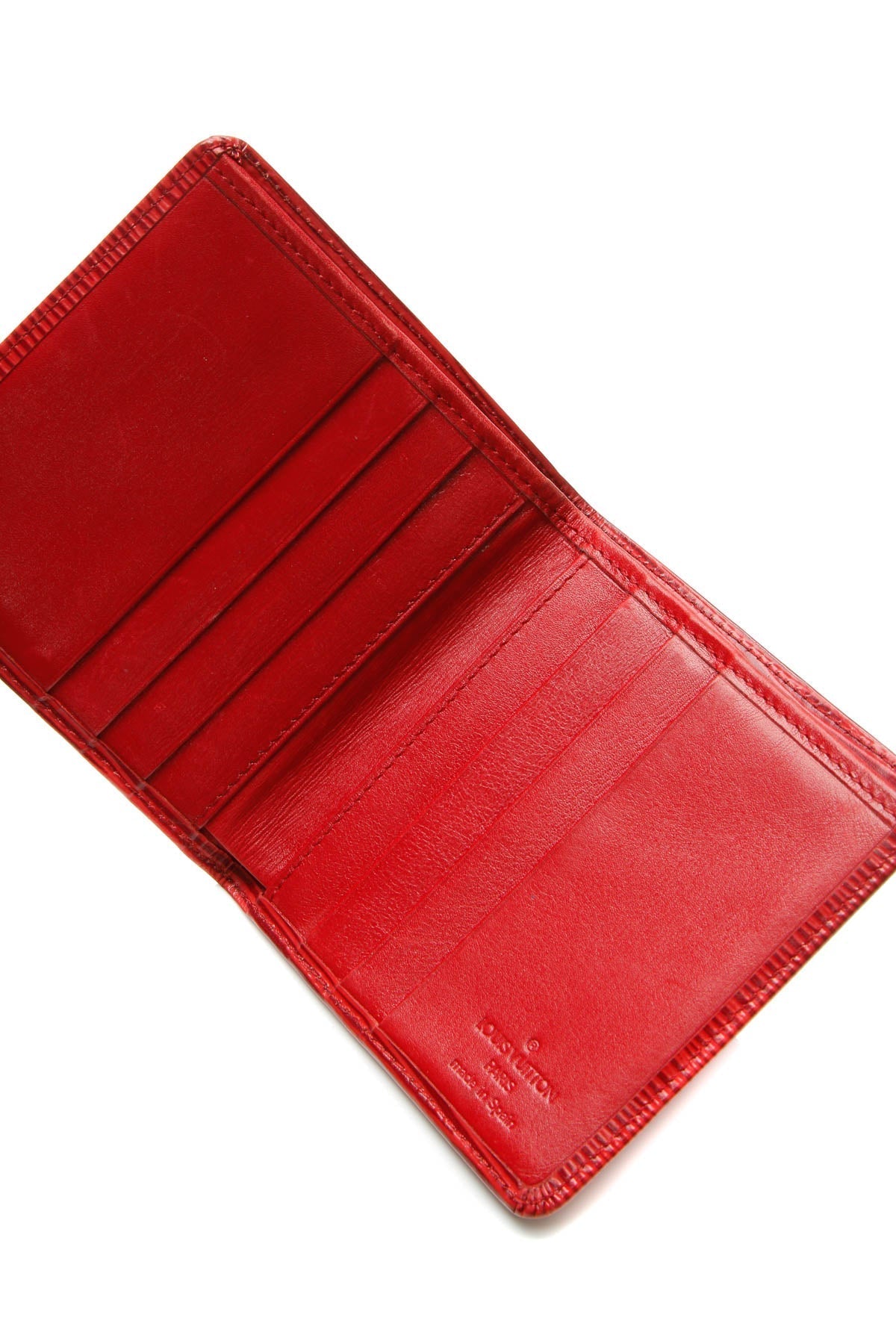 Vintage Epi Billfold Wallet - Red - image 5