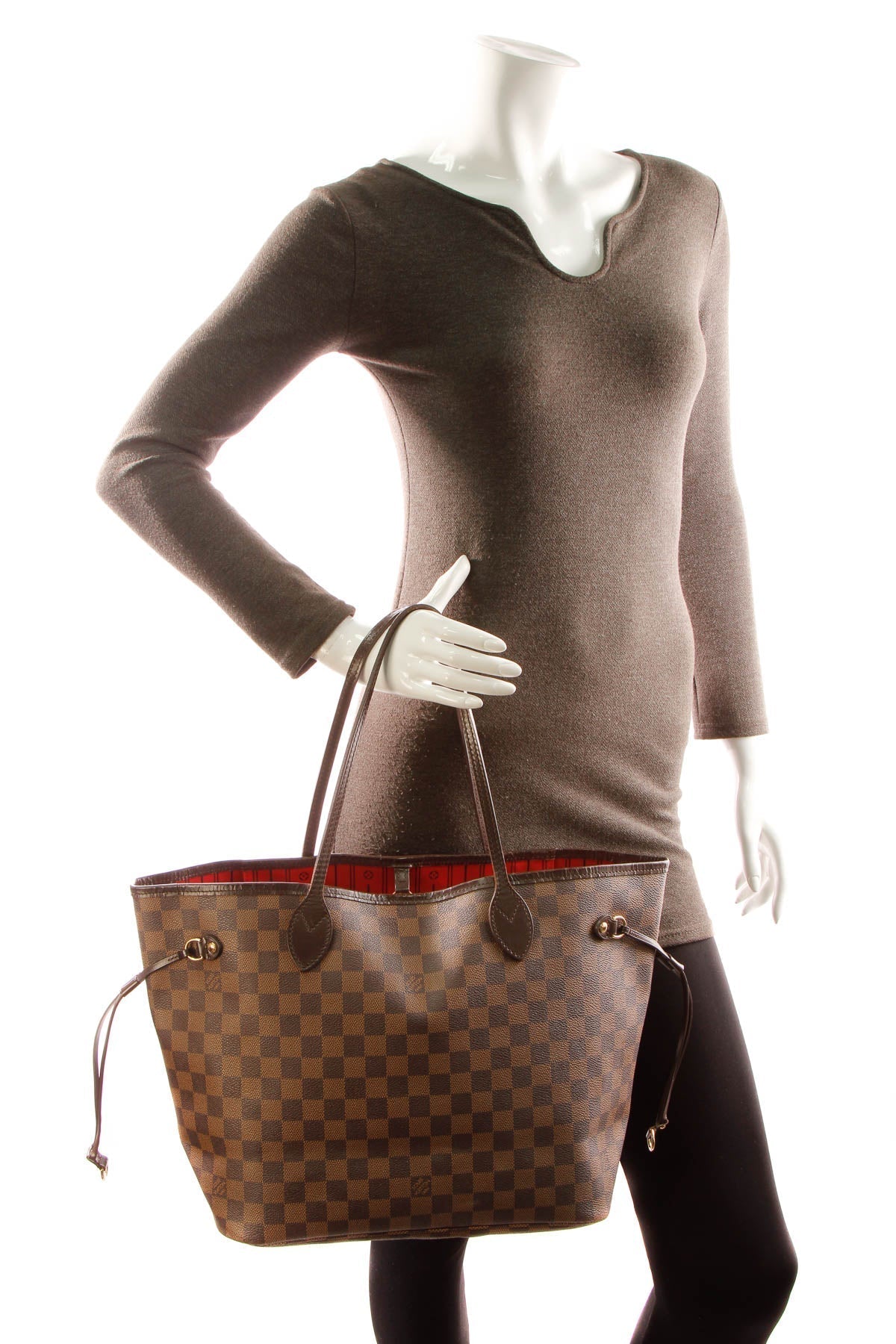 Neverfull MM Tote Bag - Damier Ebene - image 2