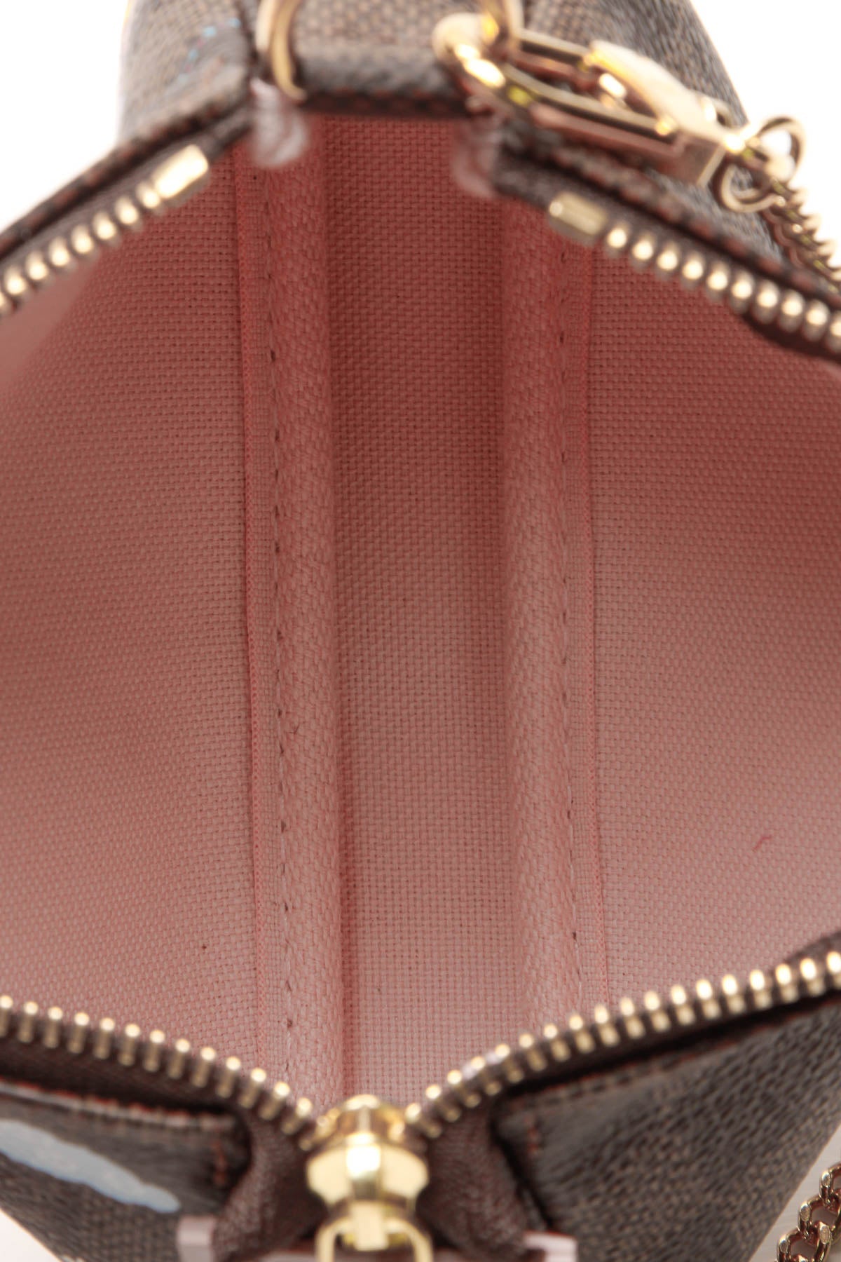 Christmas 2020 Mini Pochette Accessories - Damier Ebene - image 6