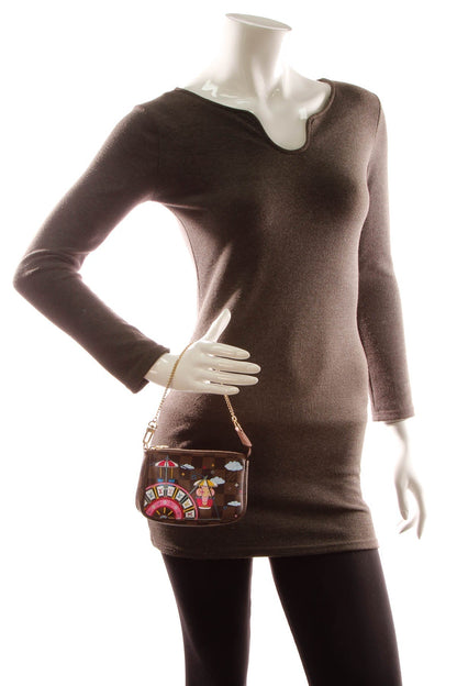 Louis Vuitton Christmas 2020 Mini Pochette Accessories - Damier Ebene - photo 2