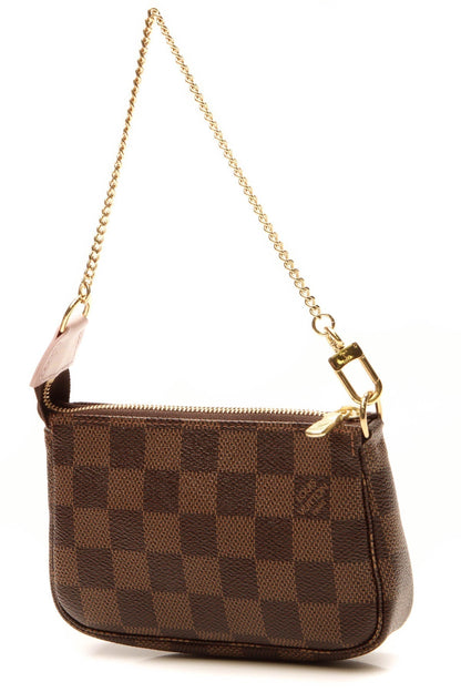 Christmas 2020 Mini Pochette Accessories - Damier Ebene - image 3