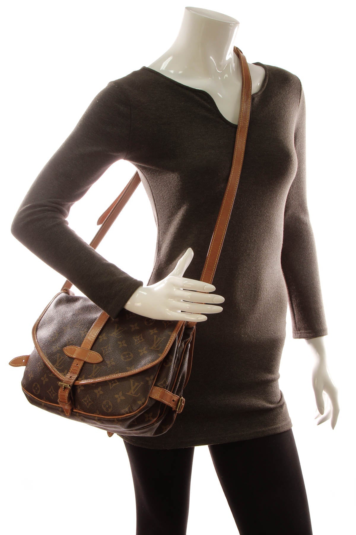 Vintage Saumur 30 Bag - Monogram - image 2