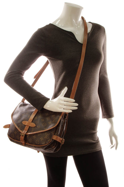 Vintage Saumur 30 Bag - Monogram - image 2