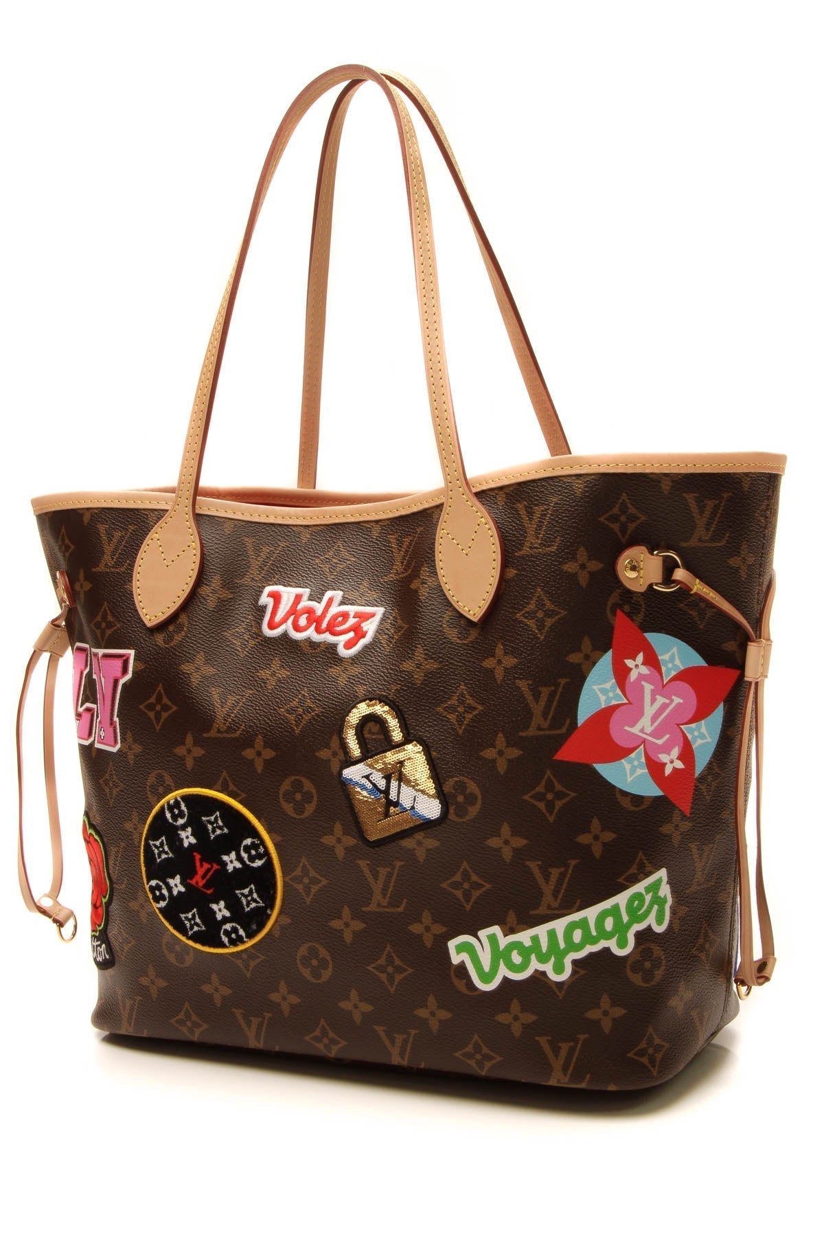 Louis Vuitton Patches Neverfull MM Tote Bag - Monogram - photo 1