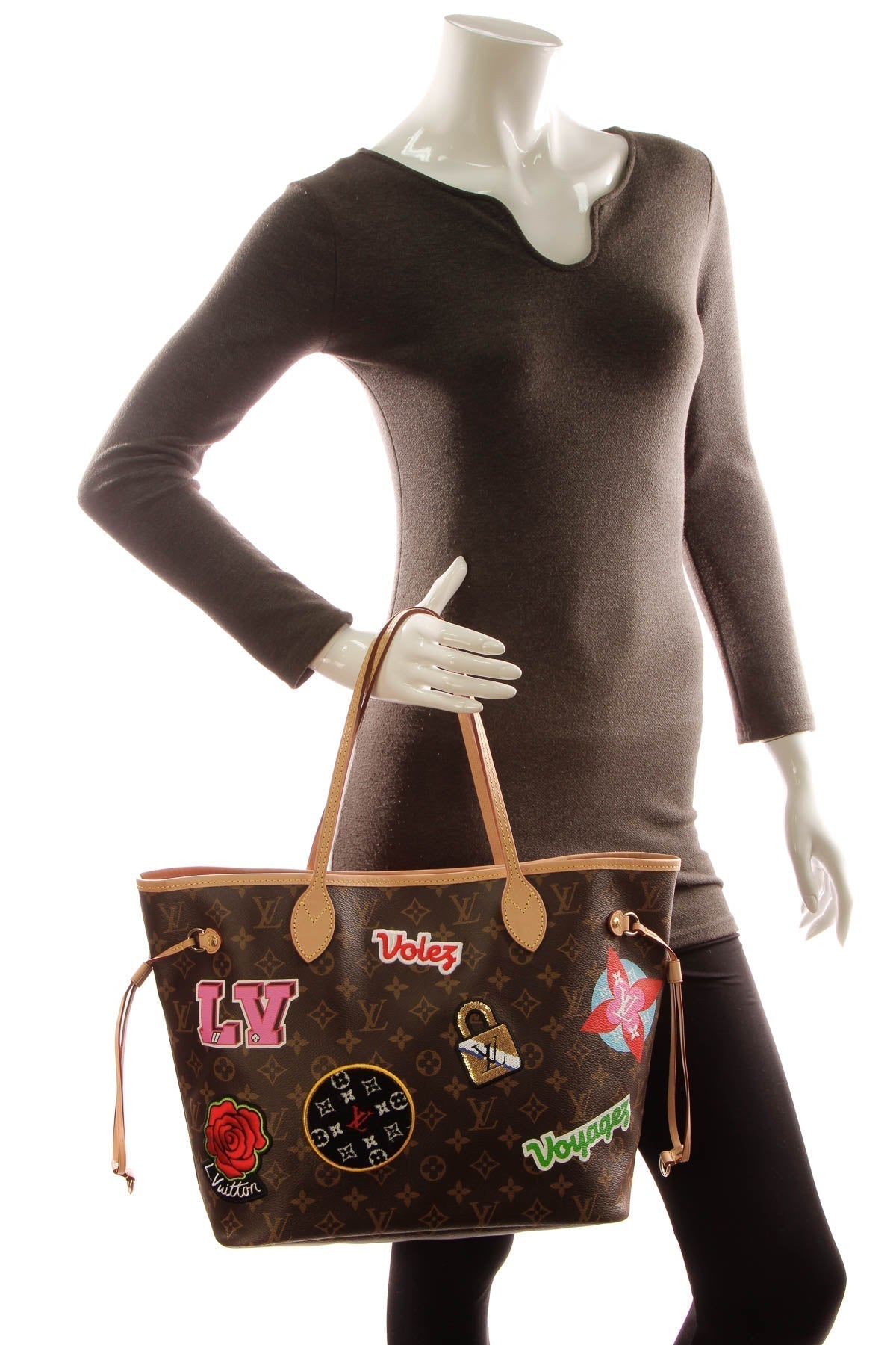 Louis Vuitton Patches Neverfull MM Tote Bag - Monogram - photo 2