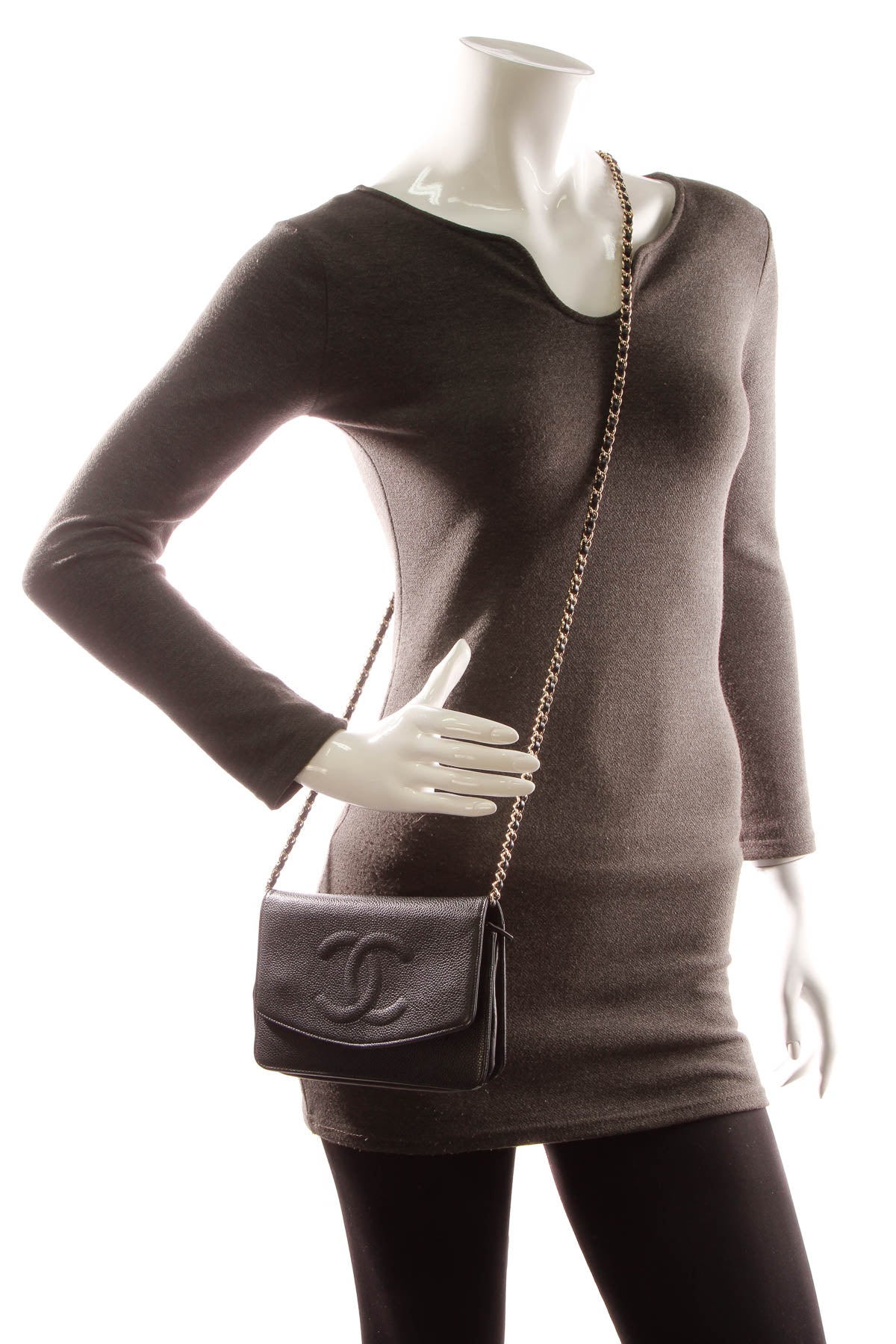 Timeless WOC Crossbody Bag - Black Caviar - image 2
