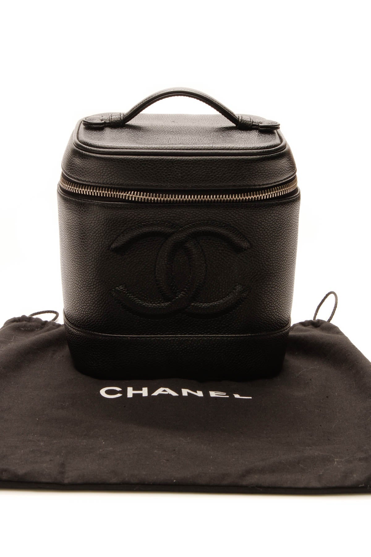 Timeless Vanity Case Bag - Black Caviar - image 12