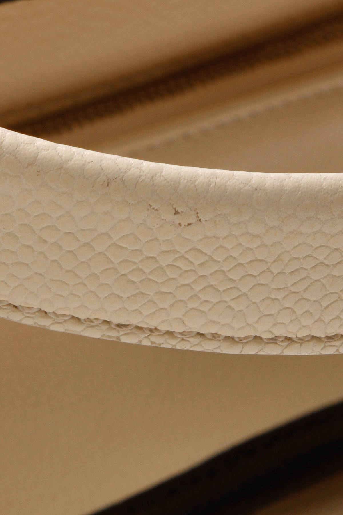 Timeless Top Handle Bowling Bag - Ivory Caviar - image 7