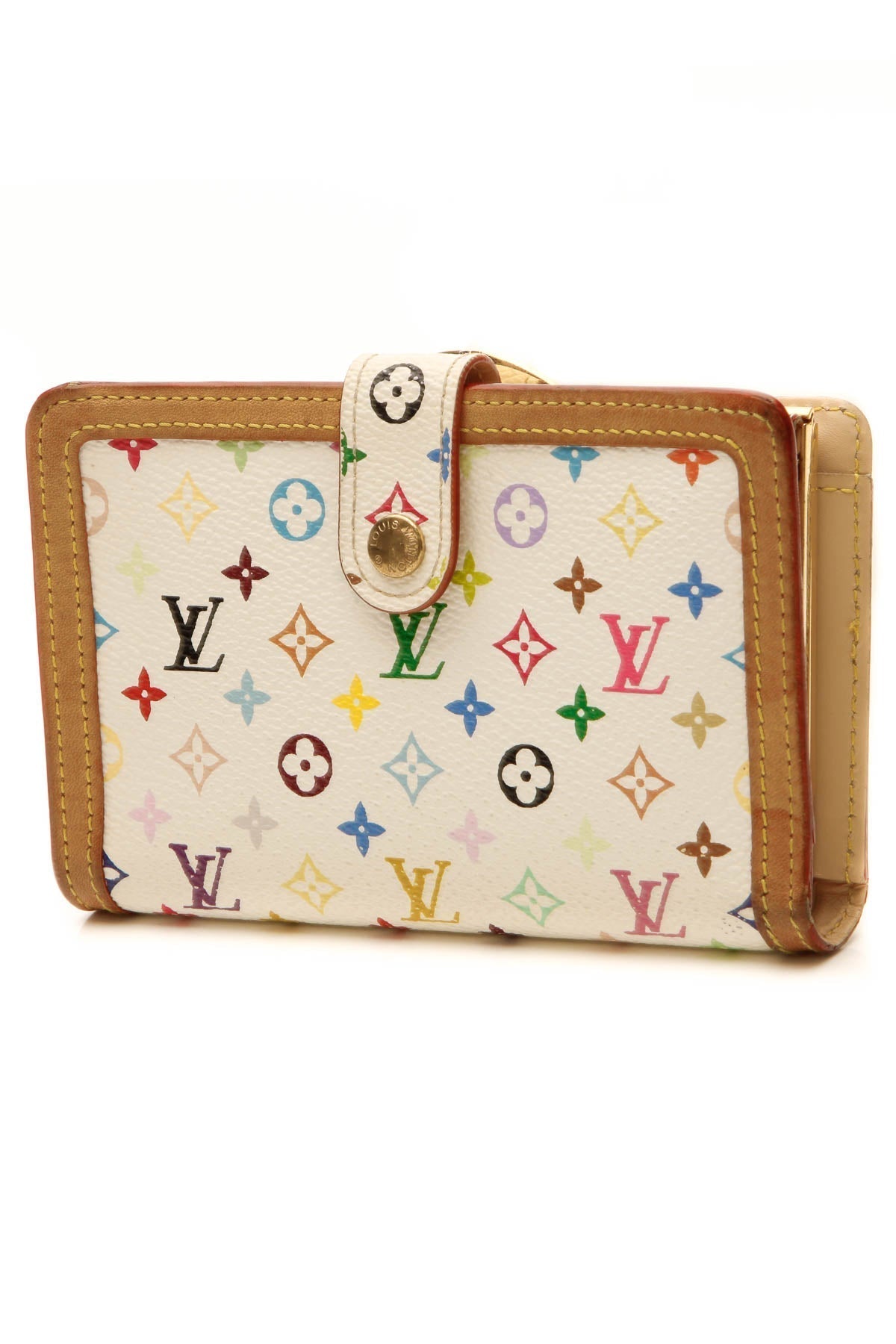 Billets Viennois Wallet - White Multicolore Monogram - image 1