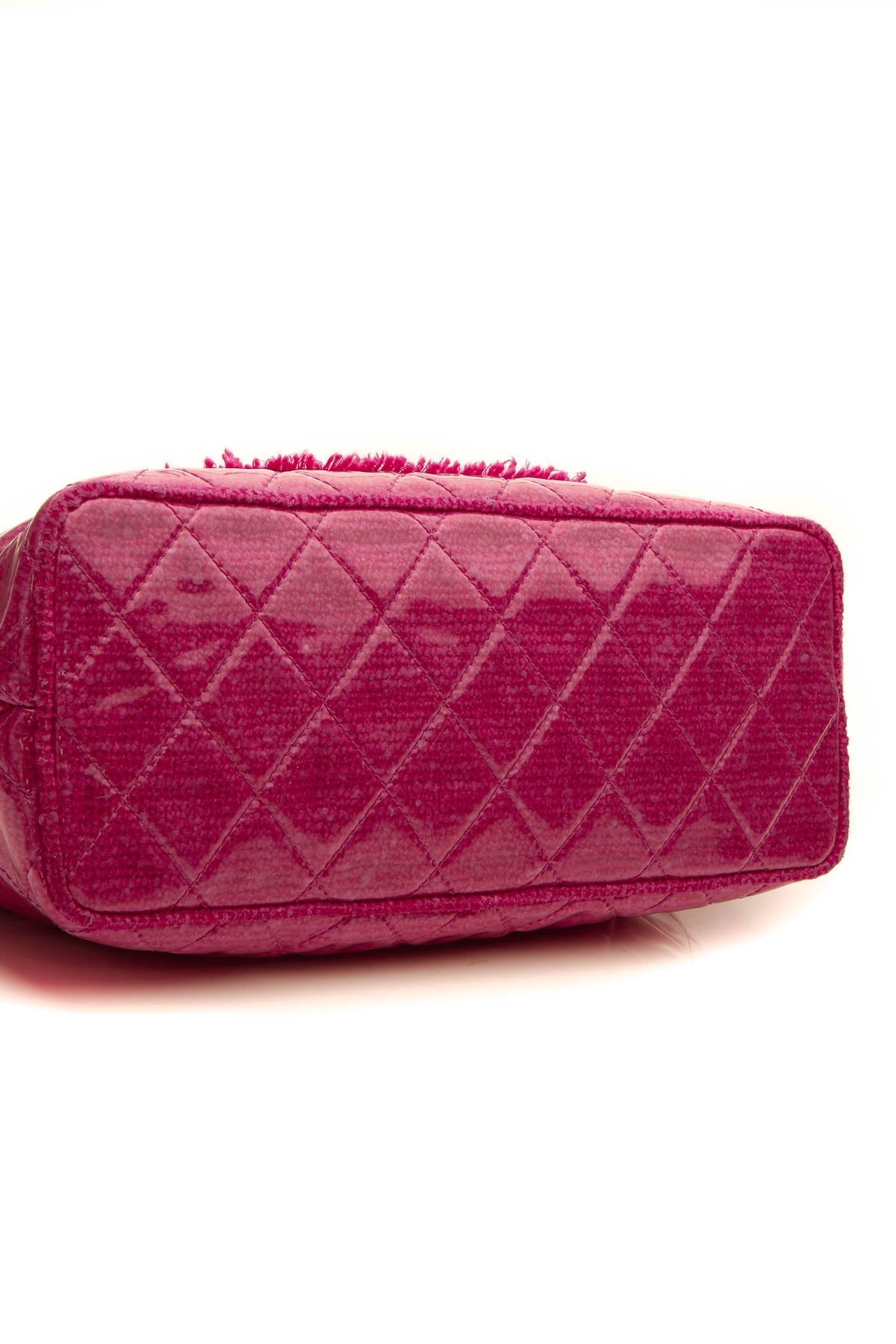 Funny Tweed Tote Bag - Fuschia Vinyl - image 4