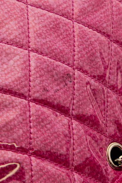 Funny Tweed Tote Bag - Fuschia Vinyl - image 6