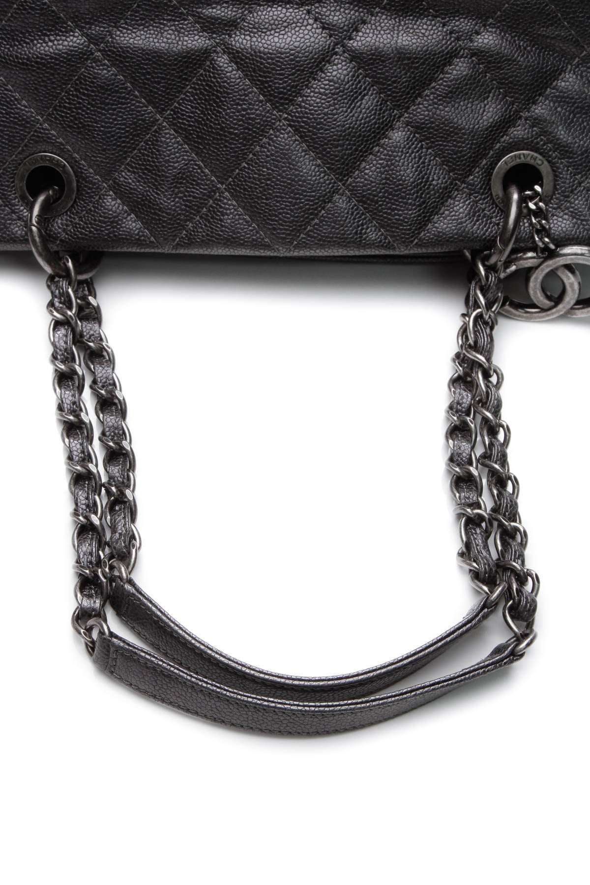 Iridescent Chic Small Tote Bag - Gunmetal - image 7