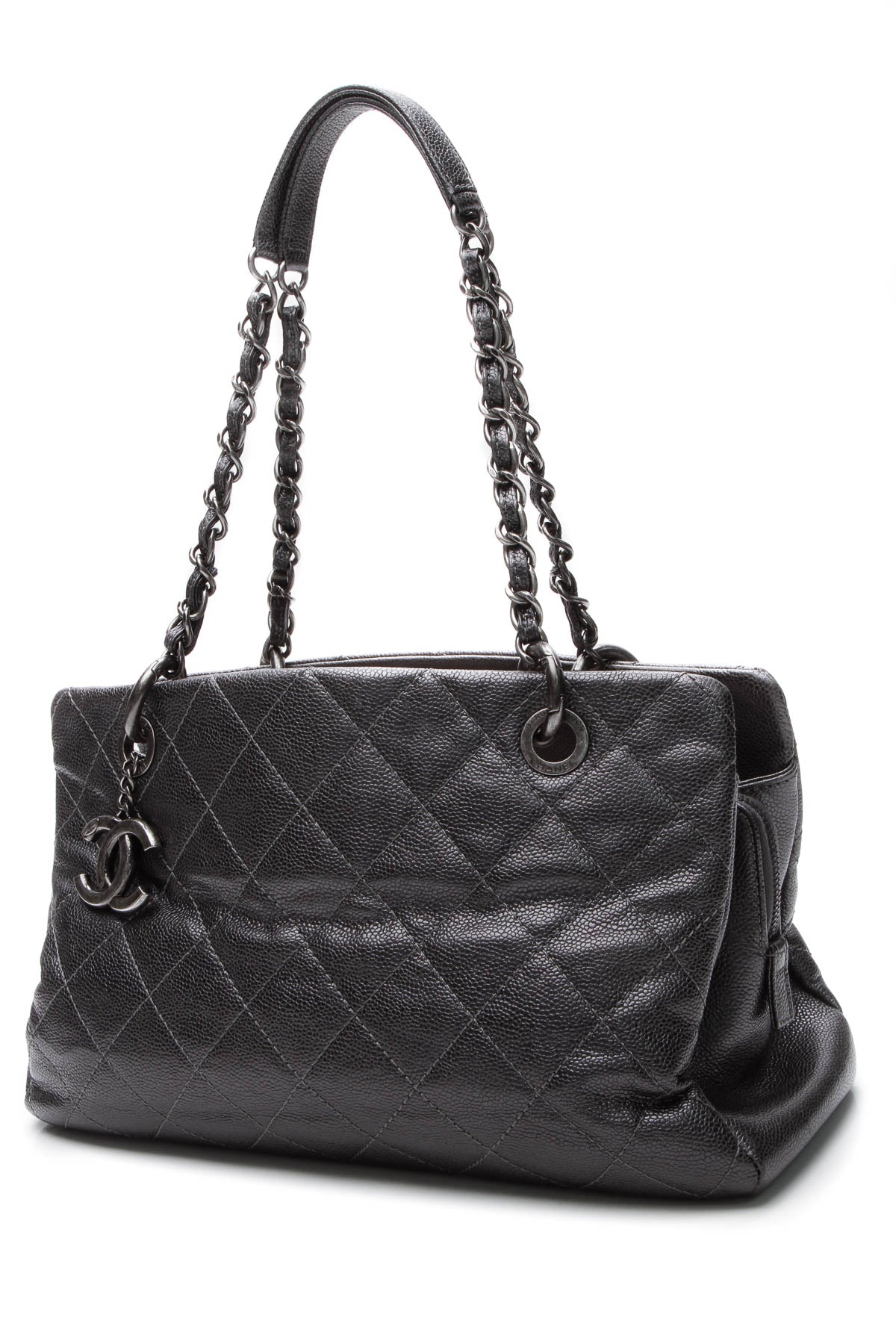 Iridescent Chic Small Tote Bag - Gunmetal - image 1