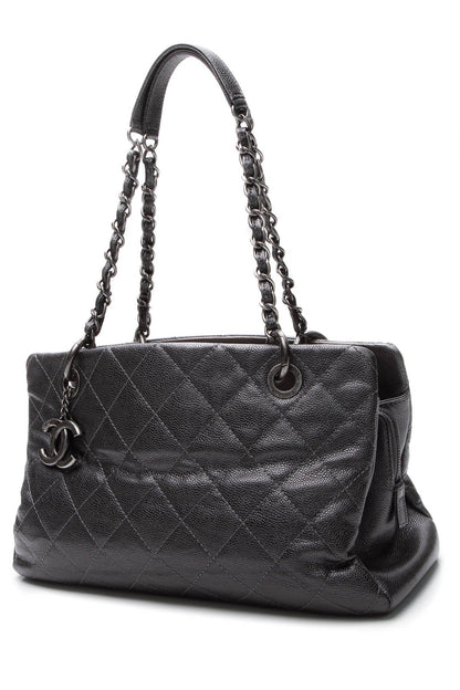 Iridescent Chic Small Tote Bag - Gunmetal - image 1