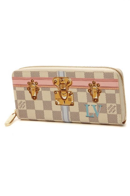 Summer Trunks Clemence Wallet - Damier Azur - image 1