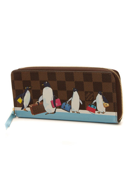 2017 Christmas Animation Clemence Wallet - Damier Ebene - image 1