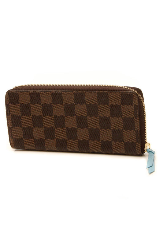 2017 Christmas Animation Clemence Wallet - Damier Ebene - image 2