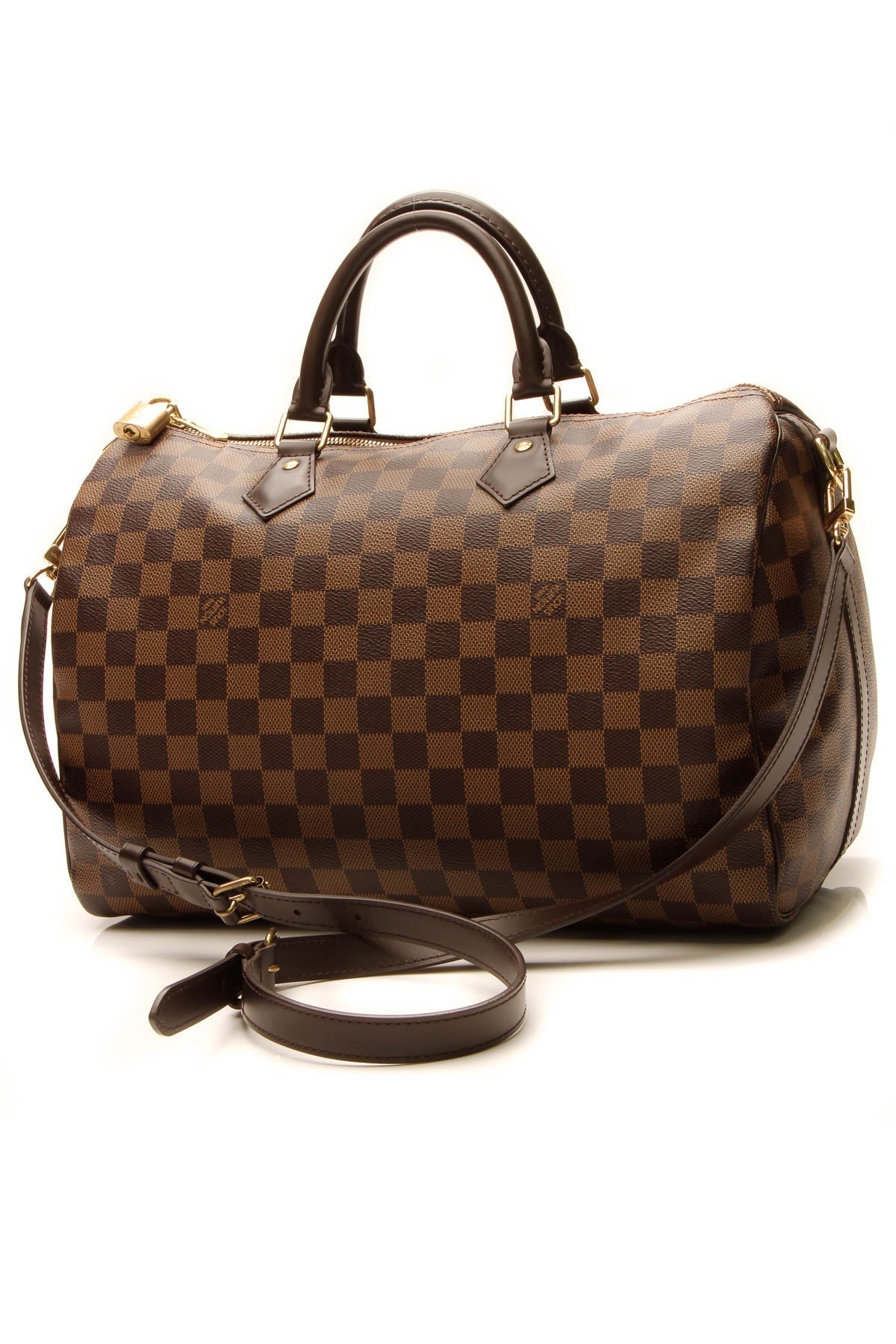 Speedy Bandouliere 35 Bag - Damier Ebene - image 3
