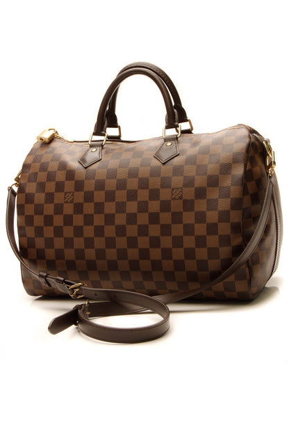 Speedy Bandouliere 35 Bag - Damier Ebene - image 3