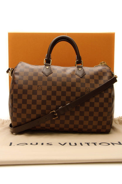 Speedy Bandouliere 35 Bag - Damier Ebene - image 12
