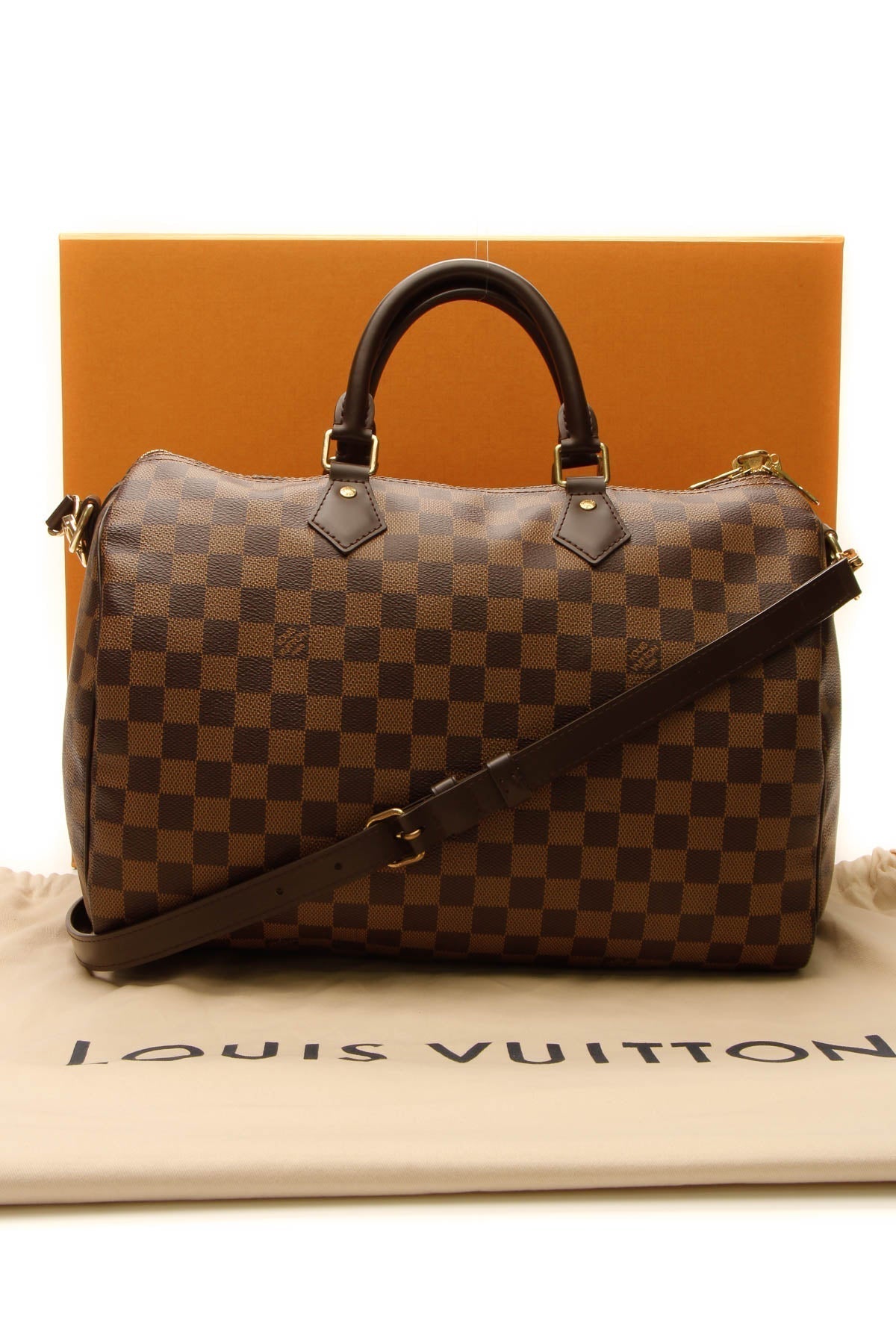 Louis Vuitton Speedy Bandouliere 35 Bag - Damier Ebene - photo 12