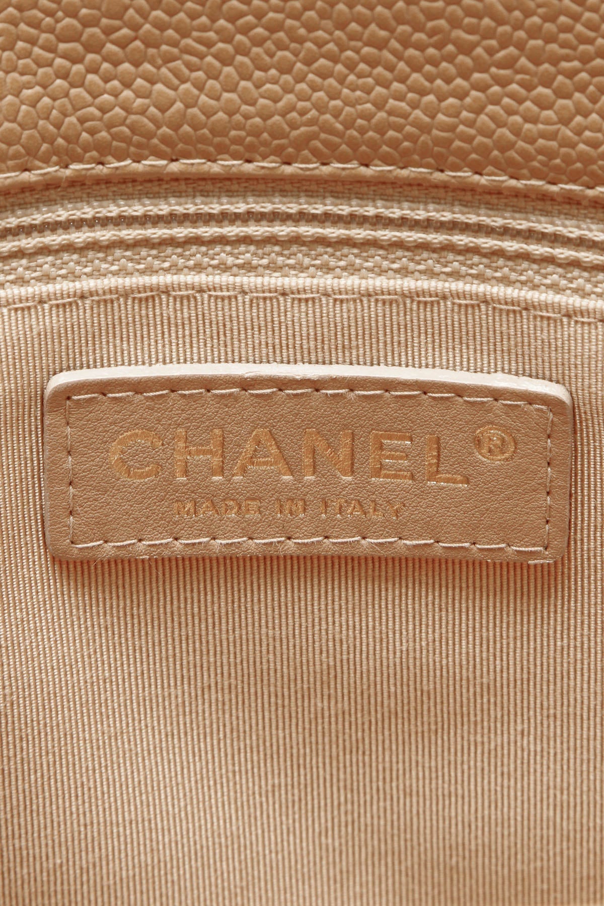 GST Grand Shopping Tote Bag - Tan Caviar - image 12