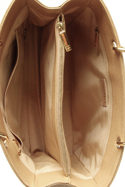 GST Grand Shopping Tote Bag - Tan Caviar - image 9
