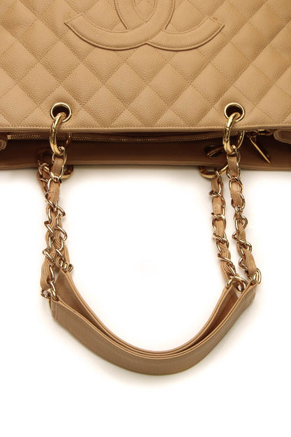 GST Grand Shopping Tote Bag - Tan Caviar - image 6